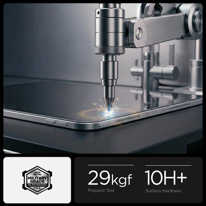 Pellicola protettiva per schermo Spigen GlastR Align Master T per Apple iPad (2025) / (2022), Vetro temperato, Full Glue AGL11698