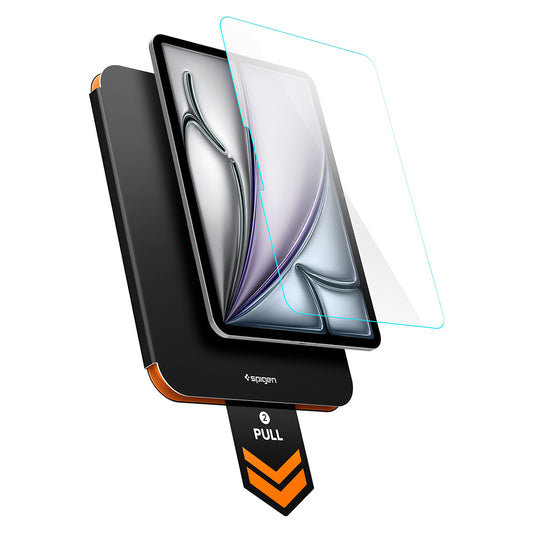Film de protection d'écran Spigen GlastR Align Master T pour Apple iPad Air 11 (2026) / Air 11 (2025), Verre trempé, Full Glue AGL11701