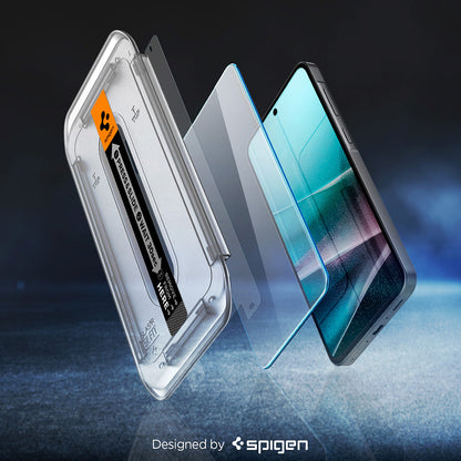 Film de protection d'écran Spigen GlastR EZ FIT HD pour Samsung Galaxy A37 5G / A36 A366, Verre Trempé, Full Glue AGL11365