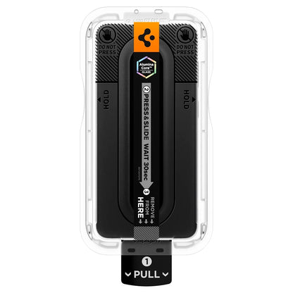 Pellicola protettiva per schermo Spigen GlastR EZ FIT Pro HD per Samsung Galaxy S26 FE S741, Vetro temperato, Full Glue AGL11996