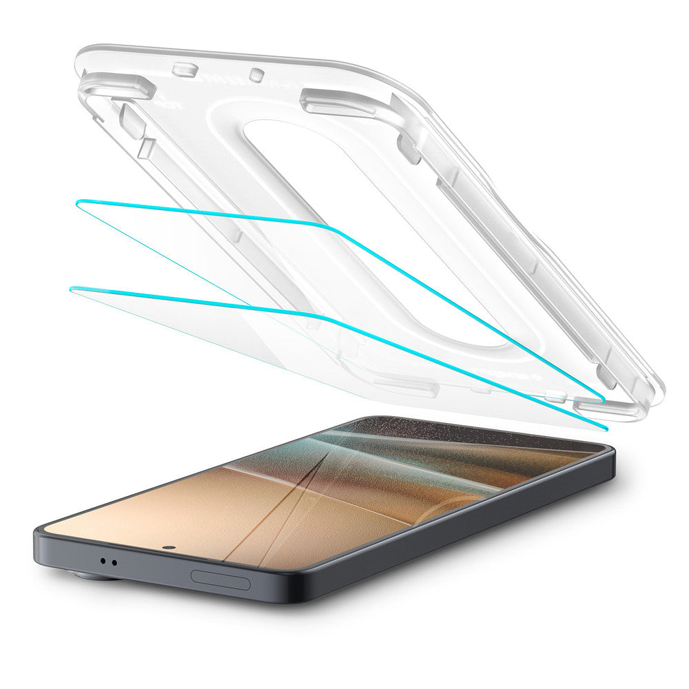 Spigen GlastR EZ FIT Pro HD (Anti-Reflexion) Displayschutzfolie für Samsung Galaxy S26 Plus S947, gehärtetes Glas, Vollkleber