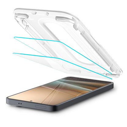 Spigen GlastR EZ FIT Pro HD (Anti-Reflexion) Displayschutzfolie für Samsung Galaxy S26 Plus S947, gehärtetes Glas, Vollkleber