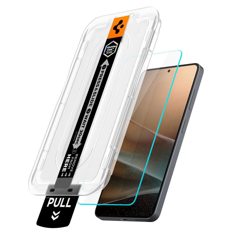 Spigen GlastR EZ FIT Pro HD (Anti-Reflexion) Displayschutzfolie für Samsung Galaxy S26 Plus S947, gehärtetes Glas, Vollkleber