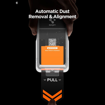 Pellicola Protettiva Schermo Spigen GlastR EZ FIT Pro HD per Samsung Galaxy S26 Ultra S948, Vetro Temperato, Full Glue, Set 2 pezzi AGL11072