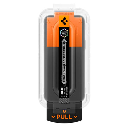 Schutzfolie Spigen GlastR EZ FIT Pro für Apple iPhone 17 Pro / 17 / 16 Pro, Gehärtetes Glas, Vollverklebung