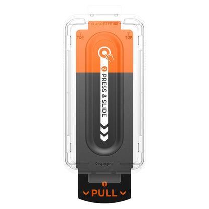 Film de protection écran Spigen GlastR EZ FIT Pro pour Samsung Galaxy S25 Edge S937, Verre Trempé, Full Glue