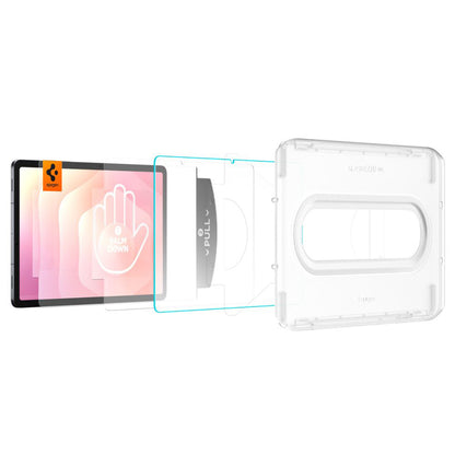 Film de protection d'écran Spigen GlastR EZ FIT Pro pour Samsung Galaxy Tab S11, Verre Trempé, Full Glue