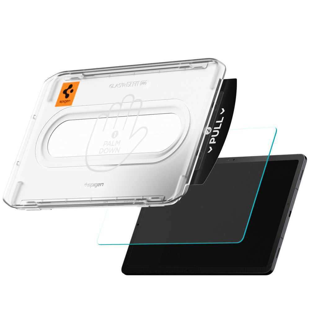 Film de protection d'écran Spigen GlastR EZ FIT Pro pour Samsung Galaxy Tab S11, Verre Trempé, Full Glue