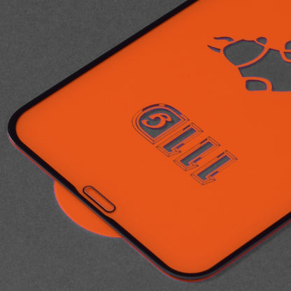 Film de protection d'écran Techsuit pour Apple iPhone 11 / XR, Verre trempé, Full Glue, 111D, Noir