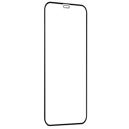Film de protection d'écran Techsuit pour Apple iPhone 12 / 12 Pro, Verre trempé, Full Glue, 111D, Noir