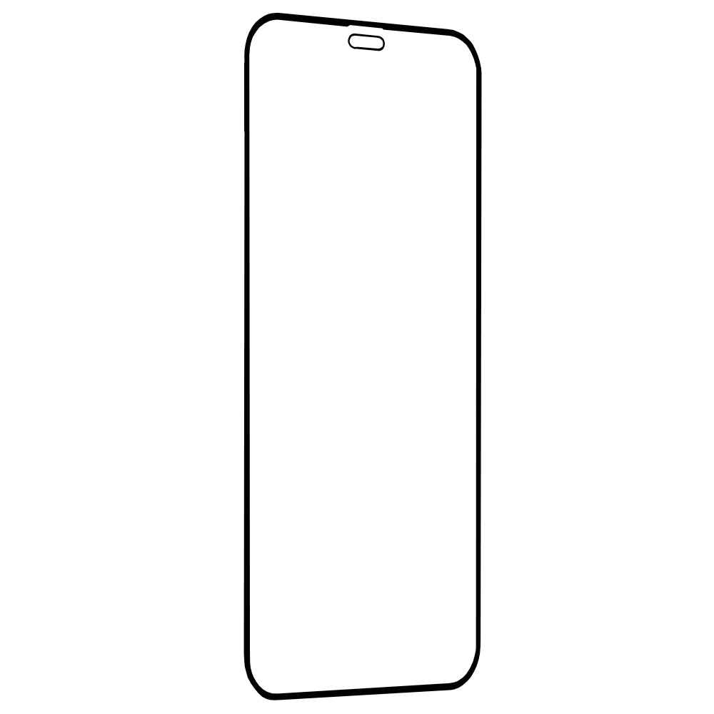 Pellicola protettiva per schermo Techsuit per Apple iPhone 12 mini, Vetro temperato, Full Glue, 111D, Nero