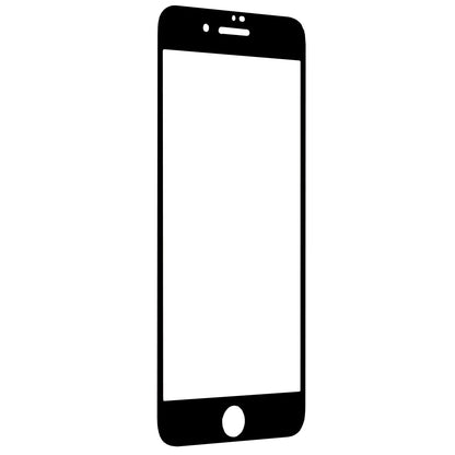 Film de protection d'écran Techsuit pour Apple iPhone SE (2022) / SE (2020) / 8 / 7, Verre trempé, Full Glue, 111D, Noir