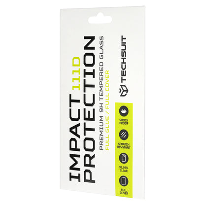Film de protection d'écran Techsuit pour Nothing Phone (4b), Verre trempé, Full Glue, 111D, Noir