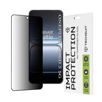 Film de protection d'écran Techsuit pour OnePlus Nord 5, Verre Trempé, Full Glue, 111D