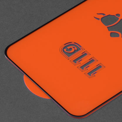 Pellicola protettiva per schermo Techsuit per Oppo Reno6 5G, Vetro temperato, Full Glue, 111D, Nero