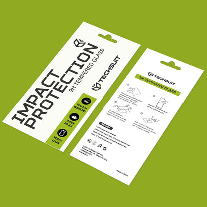 Film de protection d'écran Techsuit pour Realme P4x 4G / P4 Lite 4G, Verre trempé, Full Glue, 111D, Noir