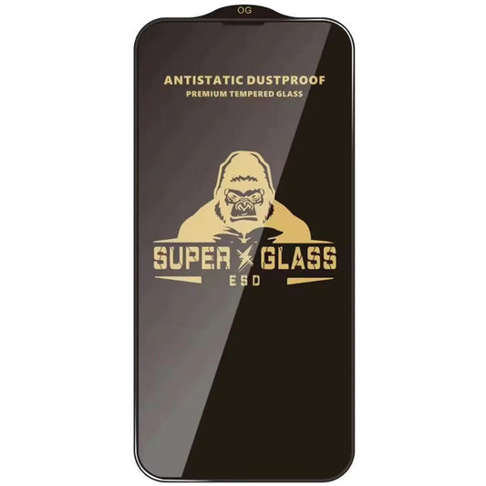 Film de protection d'écran Techsuit pour Samsung Galaxy A27 5G, Verre trempé, Collage intégral, Noir