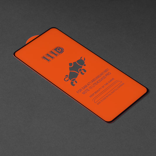Pellicola Protettiva Schermo Techsuit per Xiaomi Poco F3 / Mi 11i, Vetro Temperato, Full Glue, 111D, Nero