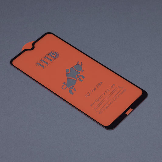 Pellicola protettiva per schermo Techsuit per Xiaomi Redmi 8A / 8, Vetro temperato, Full Glue, 111D, Nero
