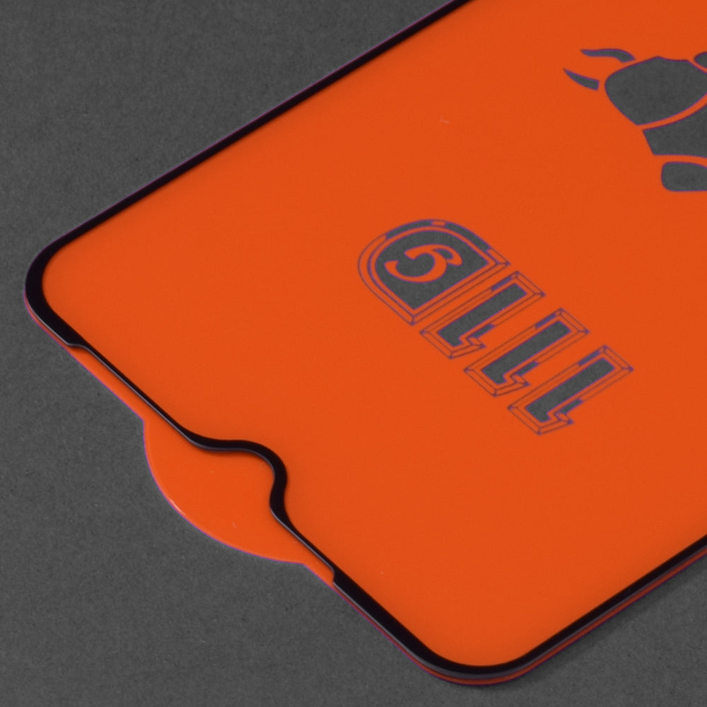 Pellicola protettiva per schermo Techsuit per Xiaomi Redmi 9 Power / 9T / Poco M3, Vetro temperato, Full Glue, 111D, Nero