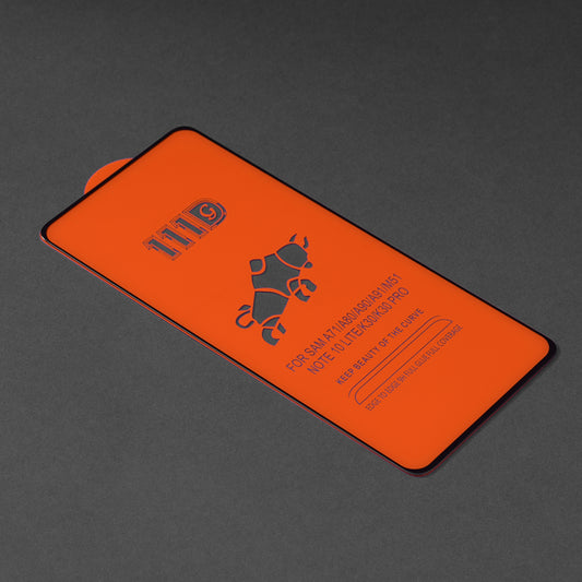 Pellicola Protettiva Schermo Techsuit per Xiaomi Redmi Note 12 4G / Poco X5 / Note 12 5G, Vetro Temperato, Full Glue, 111D, Nera