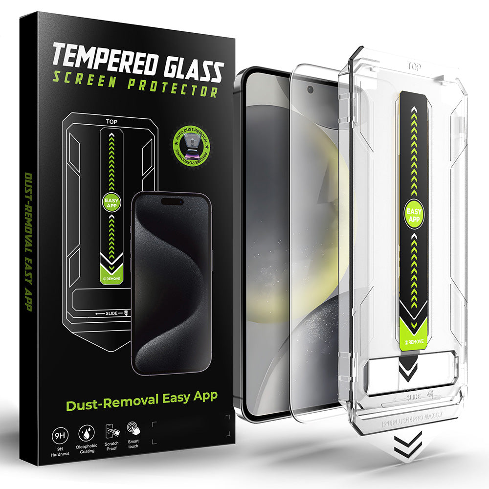 Pellicola protettiva per schermo Techsuit TitanGlass CrystalHD per Samsung Galaxy S25+ S936 / S24+ S926, Vetro temperato, Full Glue