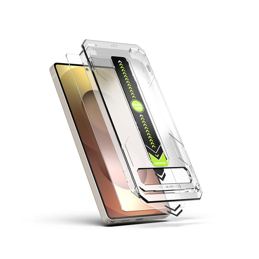 Pellicola protettiva per schermo Techsuit TitanGlass CrystalHD per Samsung Galaxy S25 Ultra S938, Vetro temperato, Full Glue