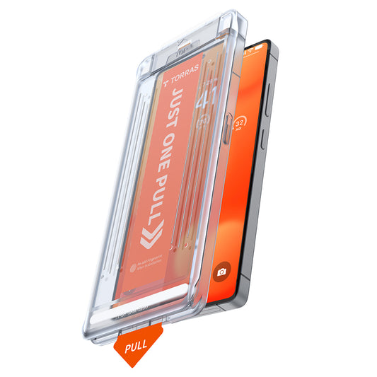 Film de protection d'écran Torras GlassGo Install Master pour Samsung Galaxy S25 Ultra S938, Verre Trempé, Collage Complet