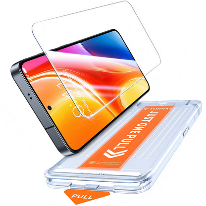 Torras GlassGo Install Master Screen Protector for Samsung Galaxy S26 Plus, Tempered Glass, Full Glue, Transparent