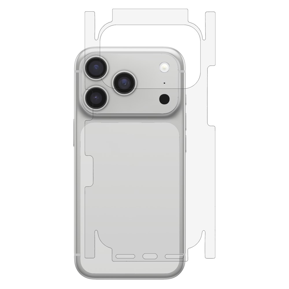 Pellicola protettiva posteriore OEM per Apple iPhone 17 Pro Max, plastica