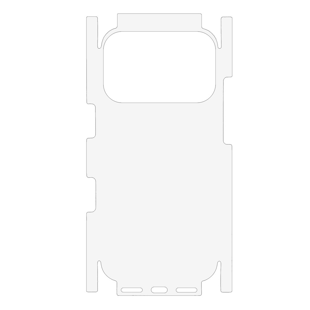 Pellicola protettiva posteriore OEM per Apple iPhone 17 Pro Max, plastica