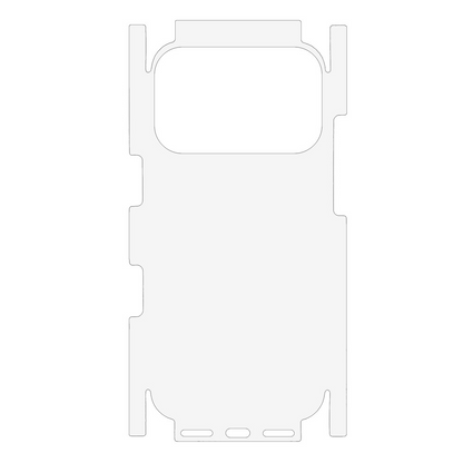 Pellicola protettiva posteriore OEM per Apple iPhone 17 Pro Max, plastica
