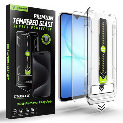 Film de protection d'écran Techsuit TitanGlass CrystalHD pour Samsung Galaxy A17 5G / A16 5G A166 / A16 4G A165, Verre Sécurisé