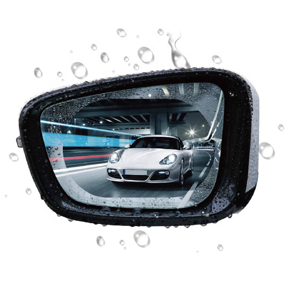 Pellicola Specchio Anti Pioggia Techsuit, 135mm x 95mm, Plastica, Set 2 pezzi
