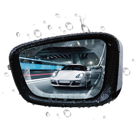 Film Anti-Pluie pour Rétroviseur Techsuit, 135mm x 95mm, Plastique, Lot de 2 pièces