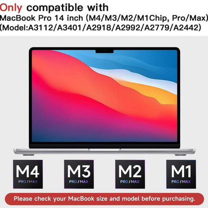 Film de Protection d'Écran Mat Anti Lumière Bleue Techsuit VisionProX pour Apple MacBook Pro 14 pouces (2024), Plastique