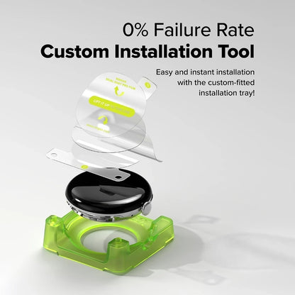 Pellicola Protettiva Ringke Dual Easy Pro per Google Pixel Watch 4 41mm, Set 2 pezzi, Plastica