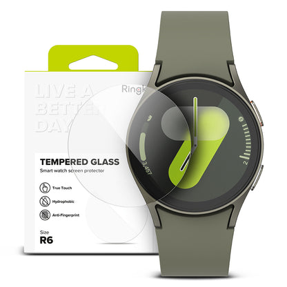 Pellicola Protettiva Ringke R6 per Samsung Galaxy Watch7 44mm, Set 4 pezzi, Vetro Temperato