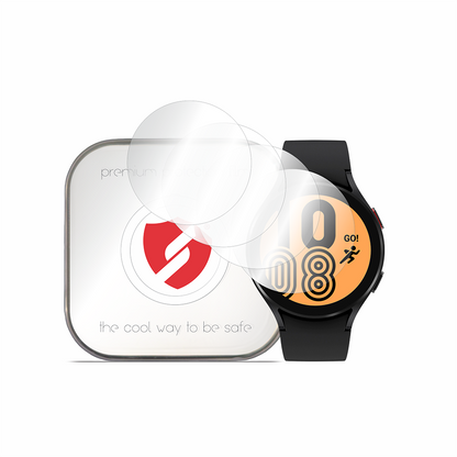 Pellicola Protettiva Smart Protection Premium Classic per Samsung Galaxy Watch4 44mm, Set da 4 pezzi, Plastica