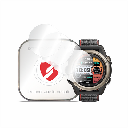 Pellicola Protettiva Smart Protection Premium Classic per Amazfit Cheetah Pro, Set da 4 pezzi, Plastica