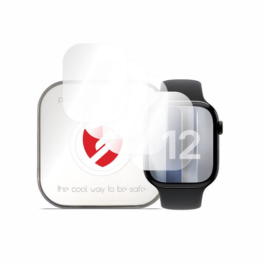 Pellicola Protettiva Smart Protection Premium Classic per Apple Watch Series 12 46mm, Set 4 pezzi, Plastica