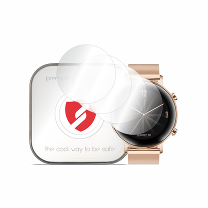 Pellicola Protettiva Smart Protection Premium Classic per Huawei Watch GT 2 42mm, Set da 4 pezzi, Plastica
