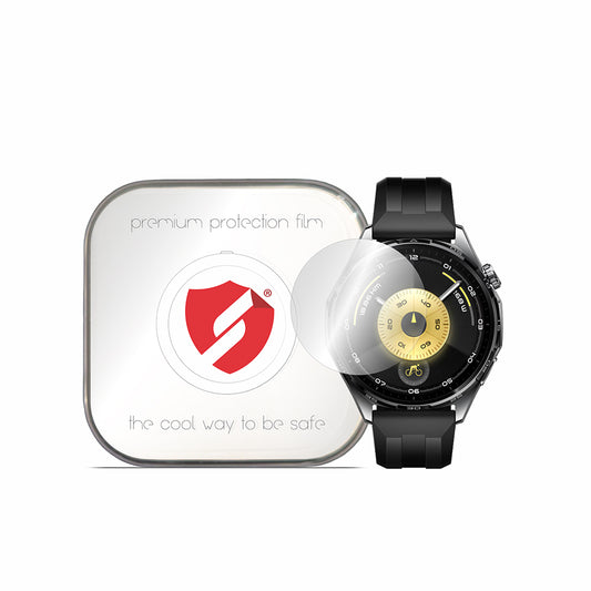 Smart Protection Premium Classic Schutzfolie für Huawei Watch GT 6 46mm, 4 Stück Set, Kunststoff