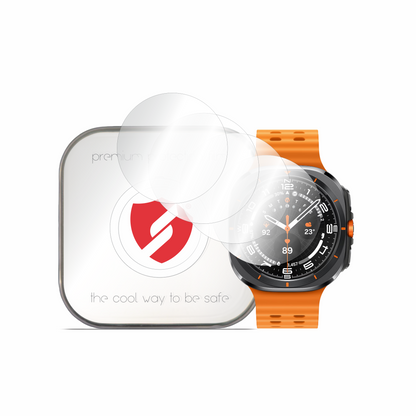 Pellicola Protettiva Smart Protection Premium Classic per Samsung Galaxy Watch Ultra, Set da 4 pezzi, Plastica