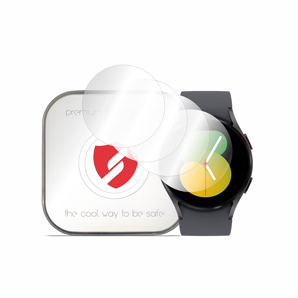 Pellicola Protettiva Smart Protection Premium Classic per Samsung Galaxy Watch5 44mm, Set da 4 pezzi, Plastica