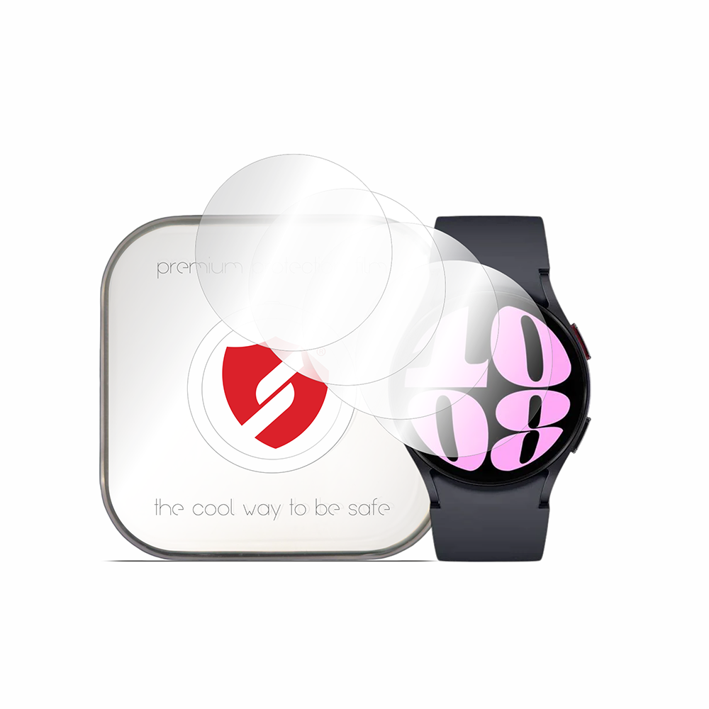 Pellicola Protettiva Smart Protection Premium Classic per Samsung Galaxy Watch6 40mm, Set da 4 pezzi, Plastica