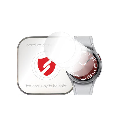 Pellicola Protettiva Smart Protection Premium Classic per Samsung Galaxy Watch6 Classic 47mm, Set da 4 pezzi, Plastica