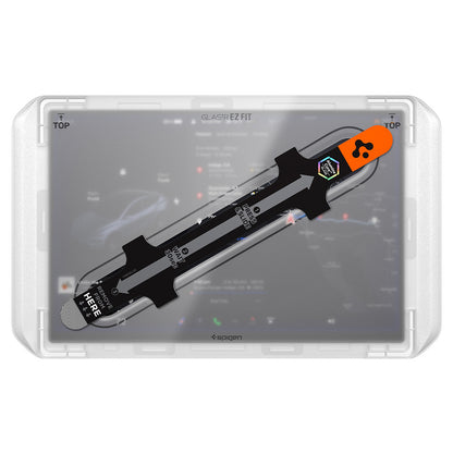 Pellicola Protettiva Spigen GlastR EZ FIT Anti-Riflesso per Navigazione Tesla Y 2026 Premium / Performance, Vetro Temperato AGL10819