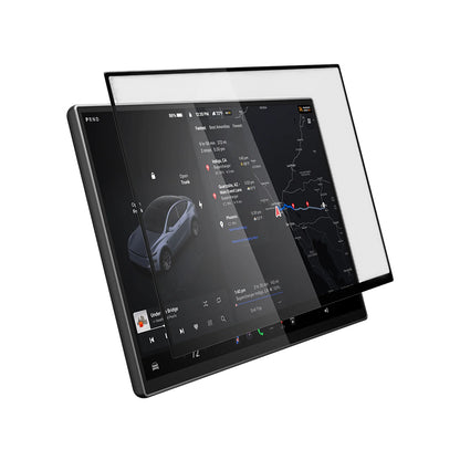 Spigen GlastR EZ FIT Schutzfolie für Tesla Y 2026 Premium / Performance Navigation, Gehärtetes Glas AGL10820