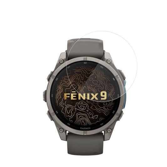 Techsuit Nano Flex Protective Film for Garmin Fenix 9 Pro 51mm / Fenix 9 51mm, Set of 2 pieces, Plastic, Black